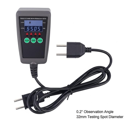 متر بازتابنده رترو با دقت بالا با منبع تغذیه 6 ولت DC، زاویه دید 0.2 درجه، قطر نقطه آزمایش 32 میلی متر