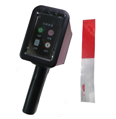 DC 8.4V Sign Retroreflectometer محدوده اندازه گیری قرمز از 0 تا 1999.9 تا رضایت